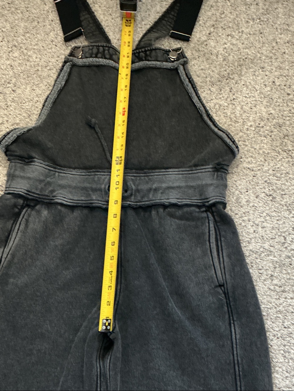 FP Movement by Free People Making It Overalls ~ Washed Black - Picture 8 of 13